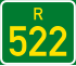 Regional route R522 shield