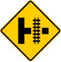 P-8-4 Level crossing with side road