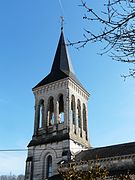 Le clocher de l'église.