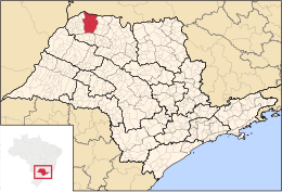 Fernandópolis – Mappa