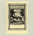 Bookplate for a public library