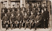 Railway employees in Sundsvall, Sweden (1892)