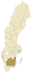 A província histórica da Småland (Småland)