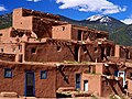 Image 3Multi-storied attached adobe houses at Taos Pueblo (from List of house types)