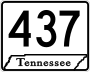 State Route 437 marker