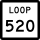State Highway Loop 520 marker