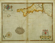 The Spanish fleet off the coast of Cornwall on 29 July 1588 (N.S.)