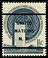 Precancel stamp of the United Nations Postal Administration