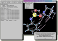 Snapshot of the ViewMol3D program