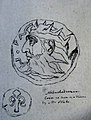 Nebuchadnezzar Coin, Butlin #704 (tracing by Linnell) 45x50mm G Ingli James Cardiff