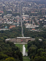 Veduta aerea del palazzo