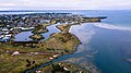 Aerial view looking south-east towards Williamstown from Altona Coastal Park