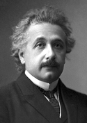 Albert Einstein's official portrait after receiving the 1921 Nobel Prize in Physics