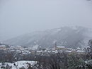 Panorama von Bisenti im Winter