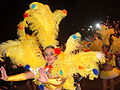 Participante do cortejo alegórico do Carnaval da Madeira