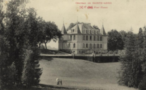 Le château Sainte-Anne.