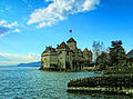 Montrö yakınlarındaki Château de Chillon.