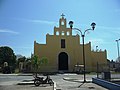 Iglesia principal de Chicxulub Pueblo.