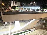 Eleftheria Square under construction at night