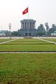 河内巴亭广场上的越南国旗