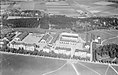 Aerial view of the barracks area in Uppsala in 1936.