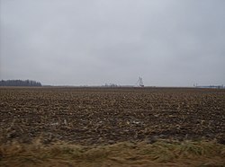Countryside and a farm in Gibson Township