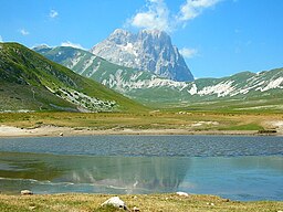 Berget sett från Campo Imperatore