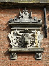 The ox-heads on the building indicate its original function