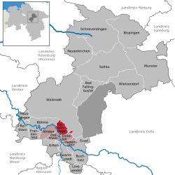 Hodenhagen – Mappa