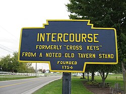 Official logo of Intercourse, Pennsylvania