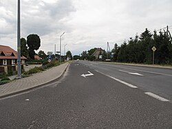 Main road through the village