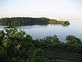 Lake Ontario, view from high level bridge on York Boulevard