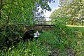 Unter Denkmalschutz stehende Brücke südlich Kleindittmannsdorf mit Grenzstein zum Rittergut Wachau auf der Brücke