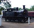 Historic railway engine