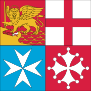 Torrotito o bandera de proa, Armada Italiana.