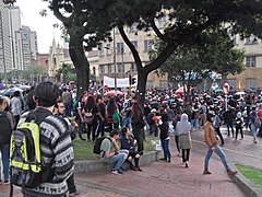 Protestas en Bogotá