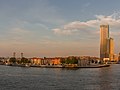 Rotterdam, Noordereiland from the bridge (de Erasmusbrug)