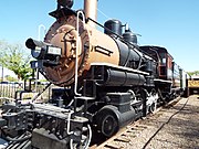 Historic Magma Arizona Railroad Engine No. 6, built in 1906