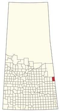 Location of the RM of Livingston No. 331 in Saskatchewan