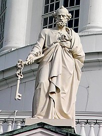 Saint Peter at the Helsinki Cathedral