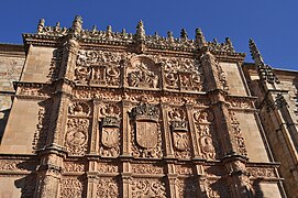 Plateresque facade of the University of Salamanca