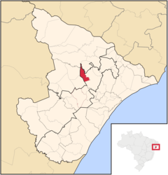 São Miguel do Aleixo – Mappa