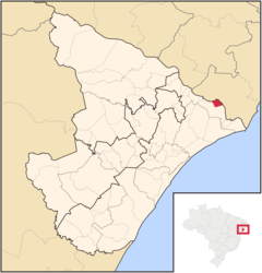 Santana do São Francisco – Mappa