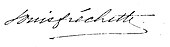 Signature de Louis-Honoré Fréchette