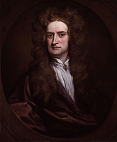 Portrait of Isaac Newton from 1702