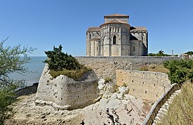 L'église Sainte-Radegonde de Talmont-sur-Gironde.