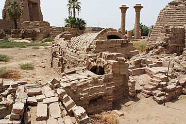 Close-up of the tomb.