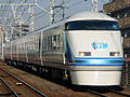 Refurbished set 109 in "iki" blue livery, February 2012