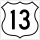 U.S. Route 13 Alternate marker