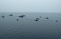 RSS Centurion leading a combined US and RSN task group during Cooperation Afloat Readiness and Training (CARAT) 2004.